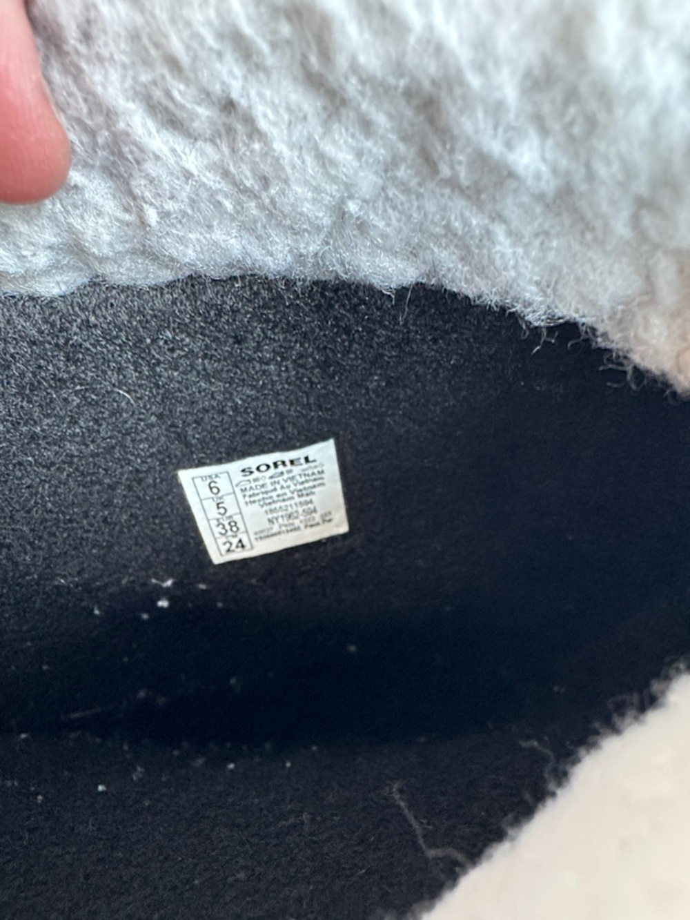 Sorel Purple and Black Insulated Winter Boots MK - Picture 6 of 6
